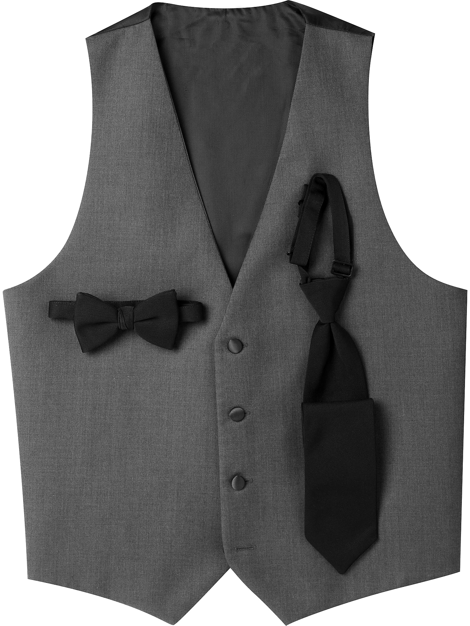 Joseph Abboud Dark Gray Vest Tux & Suit Rentals Men's Wearhouse
