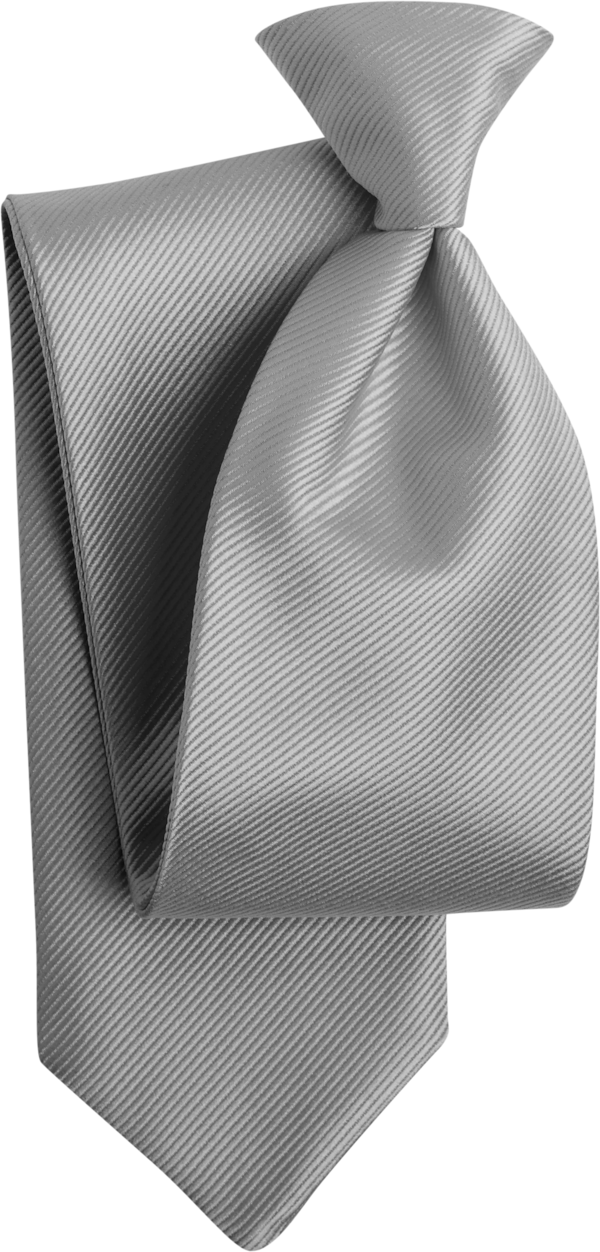 Duet Silver Faille Euro Tie (8816DFSLV)
