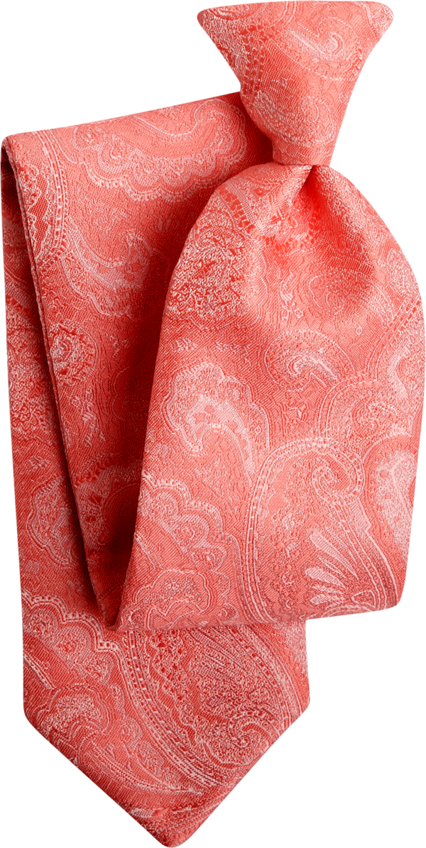 Duet Coral Reef Paisley Euro Tie (8816DPCOR)