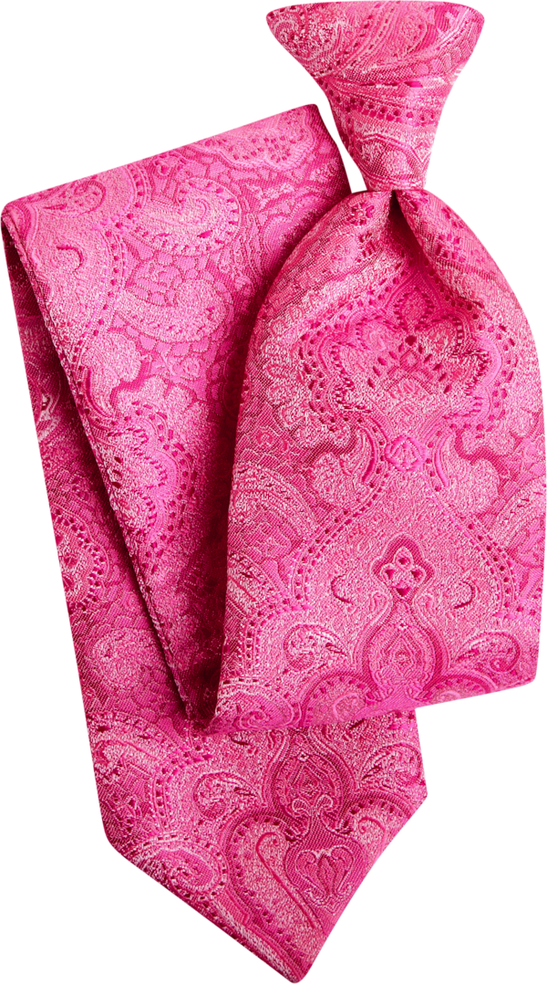 Duet Fuchsia Paisley Euro Tie (8816DPFSA)