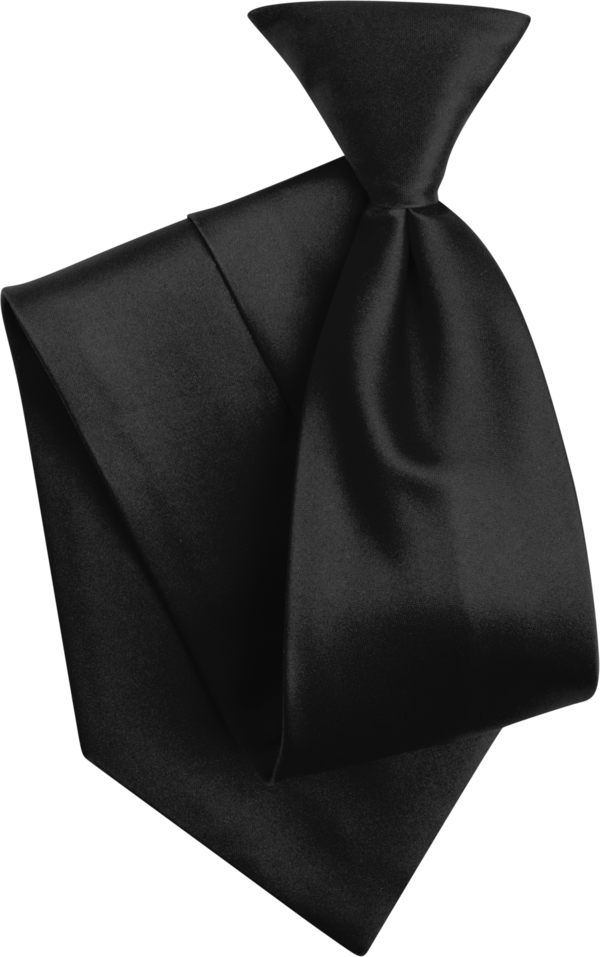 Primetime Black Euro Tie (8816PRBLK)