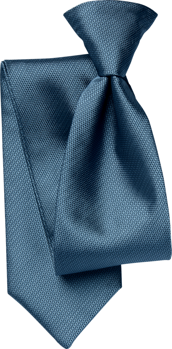 Sterling Steel Blue Faille Euro Tie (8816SBSTB)