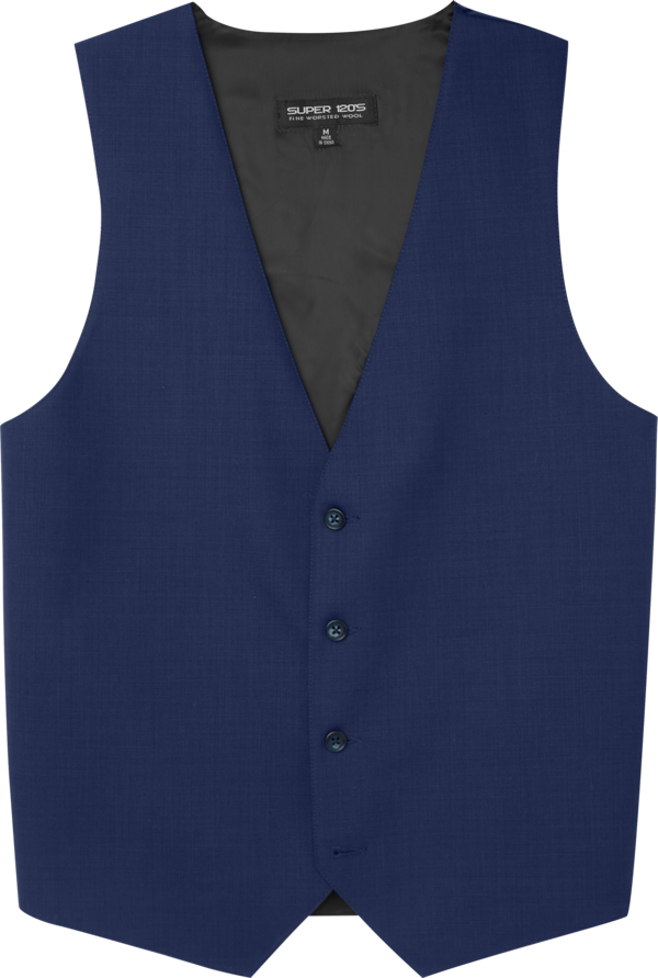 Calvin Klein Blue Vest Tux & Suit Rentals