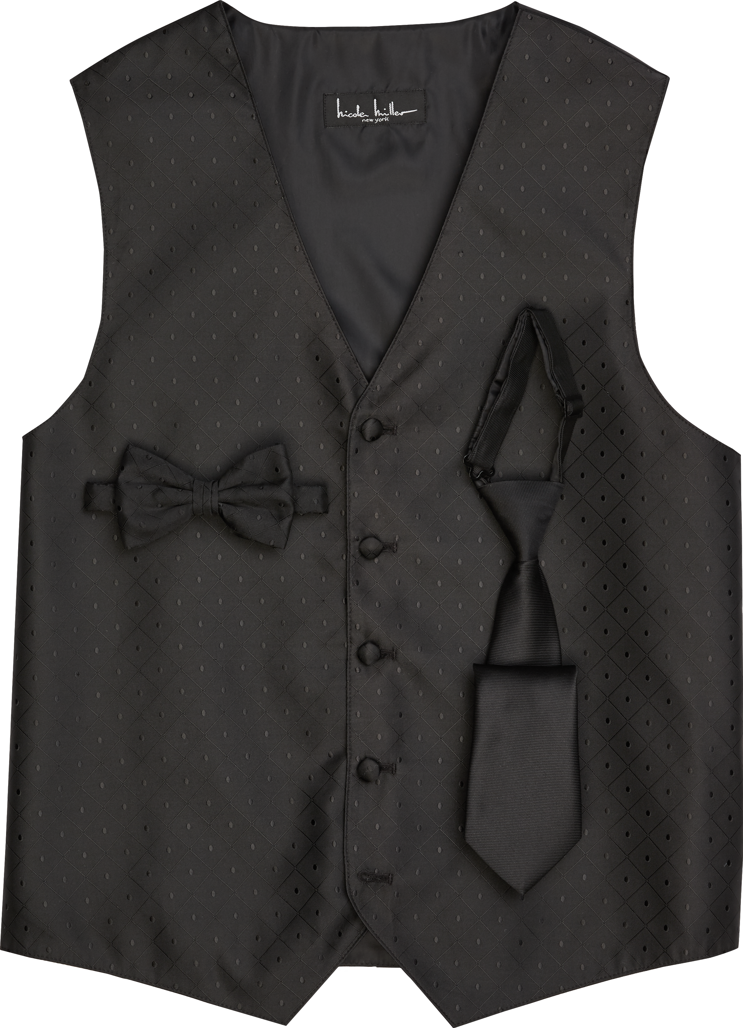 Bella Luna Black Vest Tux & Suit Rentals | Men's Wearhouse