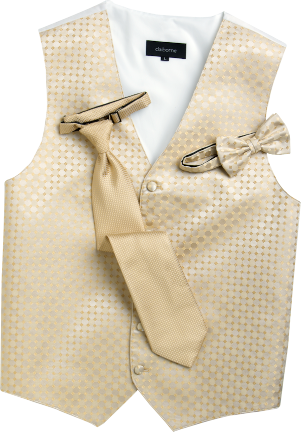 White suit sale gold vest