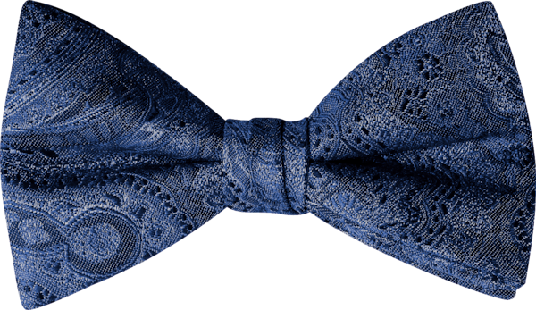 Duet Marine Paisley Bow Tie (8909DPMAR)