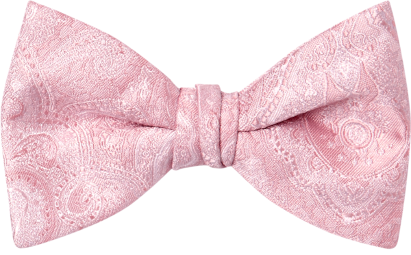Duet Pink Paisley Bow Tie (8909DPPNK)
