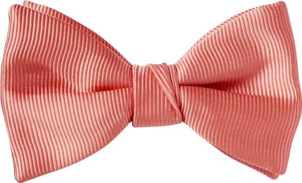 Long silk faille bow tie