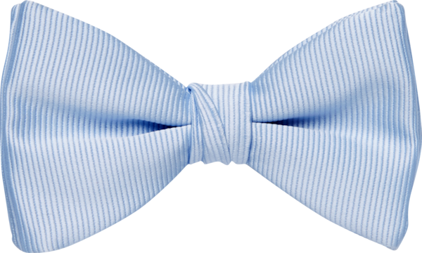 Duet Ice Blue Faille Bow Tie (8909DUIBL)