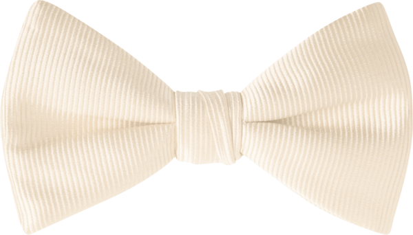 Duet Ivory Faille Bow Tie (8909DUIVR)