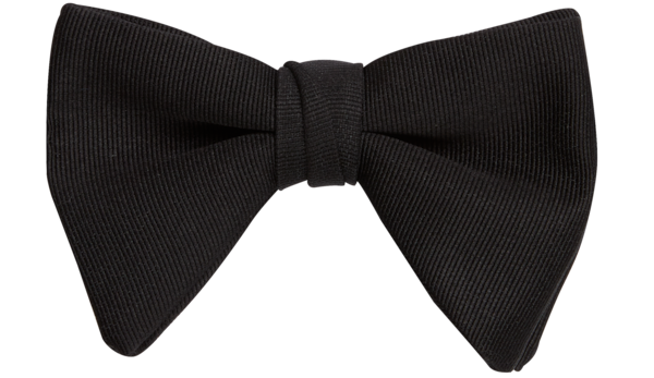 Vera Wang Black Tear Drop Bow Tie (8961VWBLK)