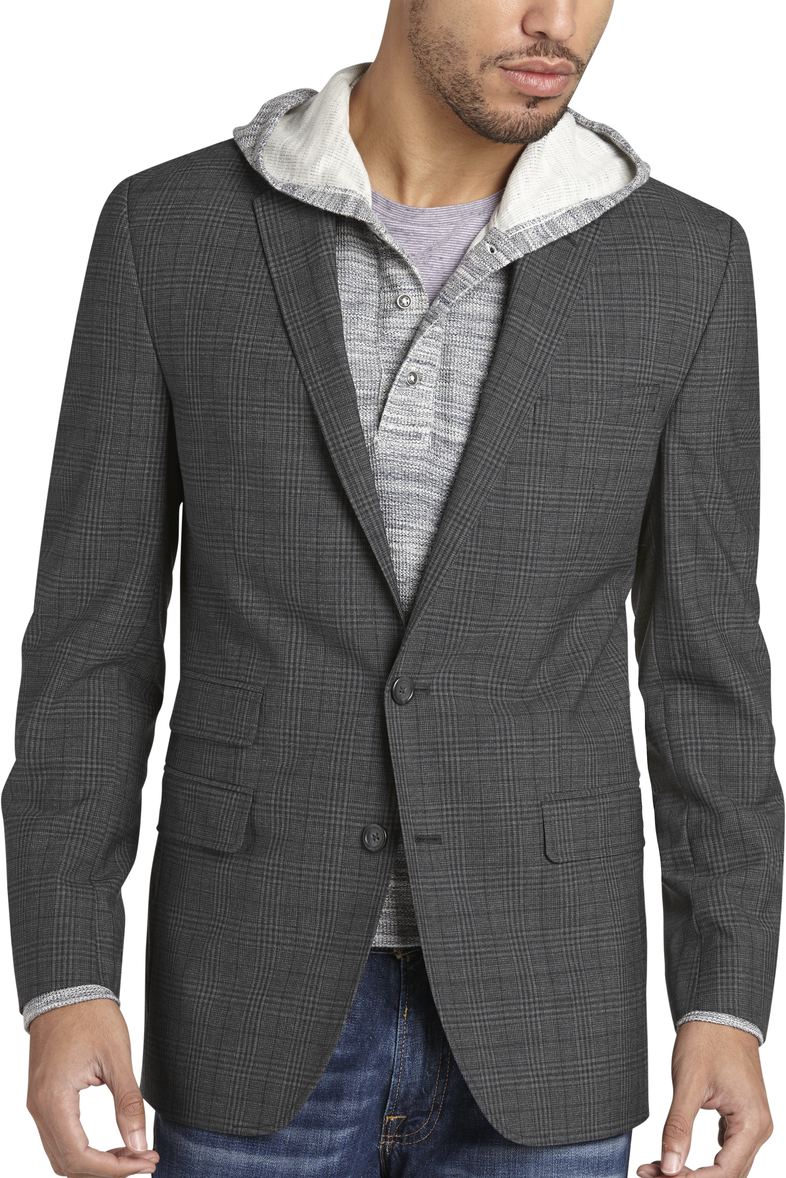 Mens Charcoal Coat | Mens Wearhouse