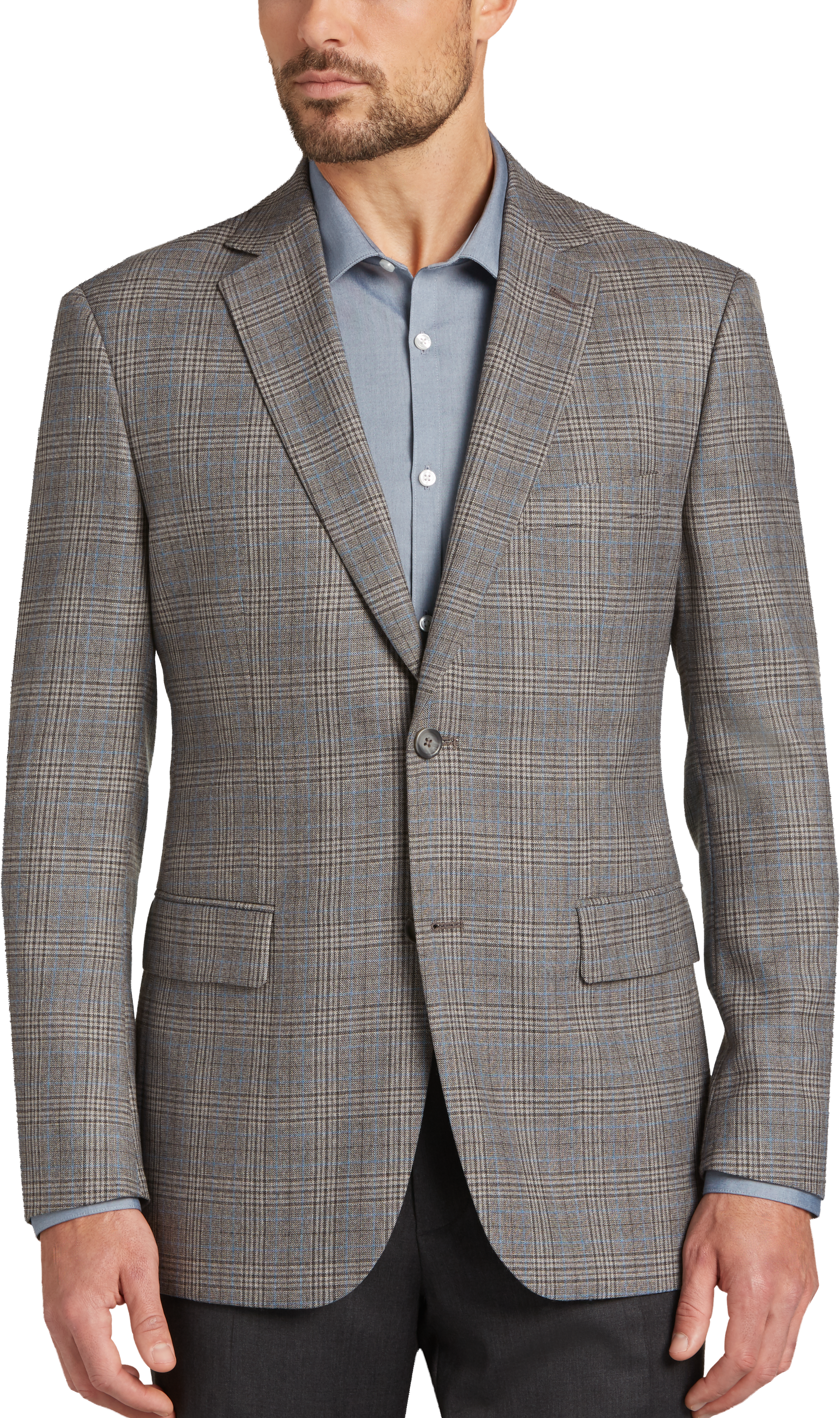 Pronto Uomo Platinum Modern Fit Linen Suit Separates Coat, Tan - Men's ...