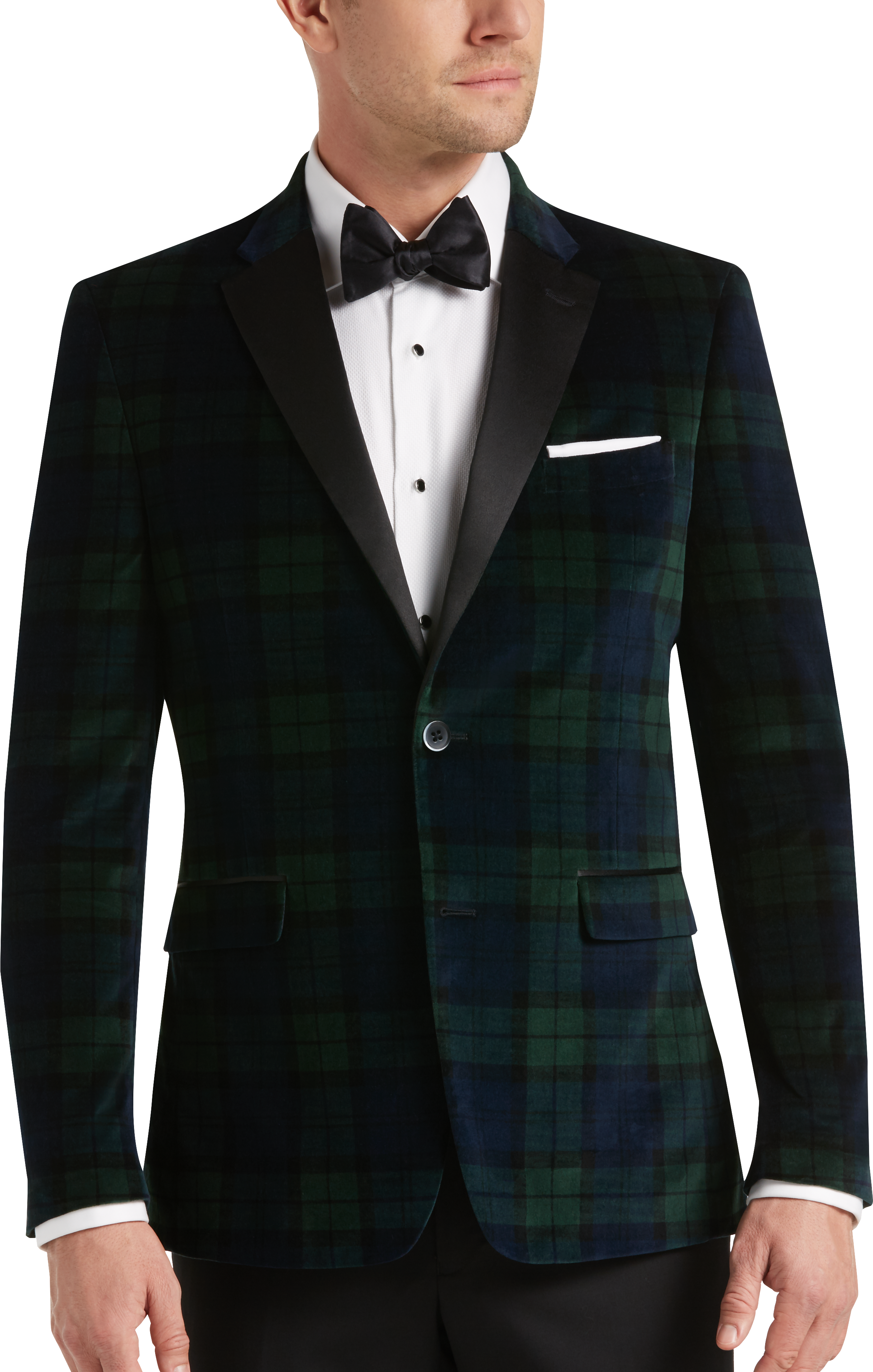 tommy hilfiger blue plaid suit