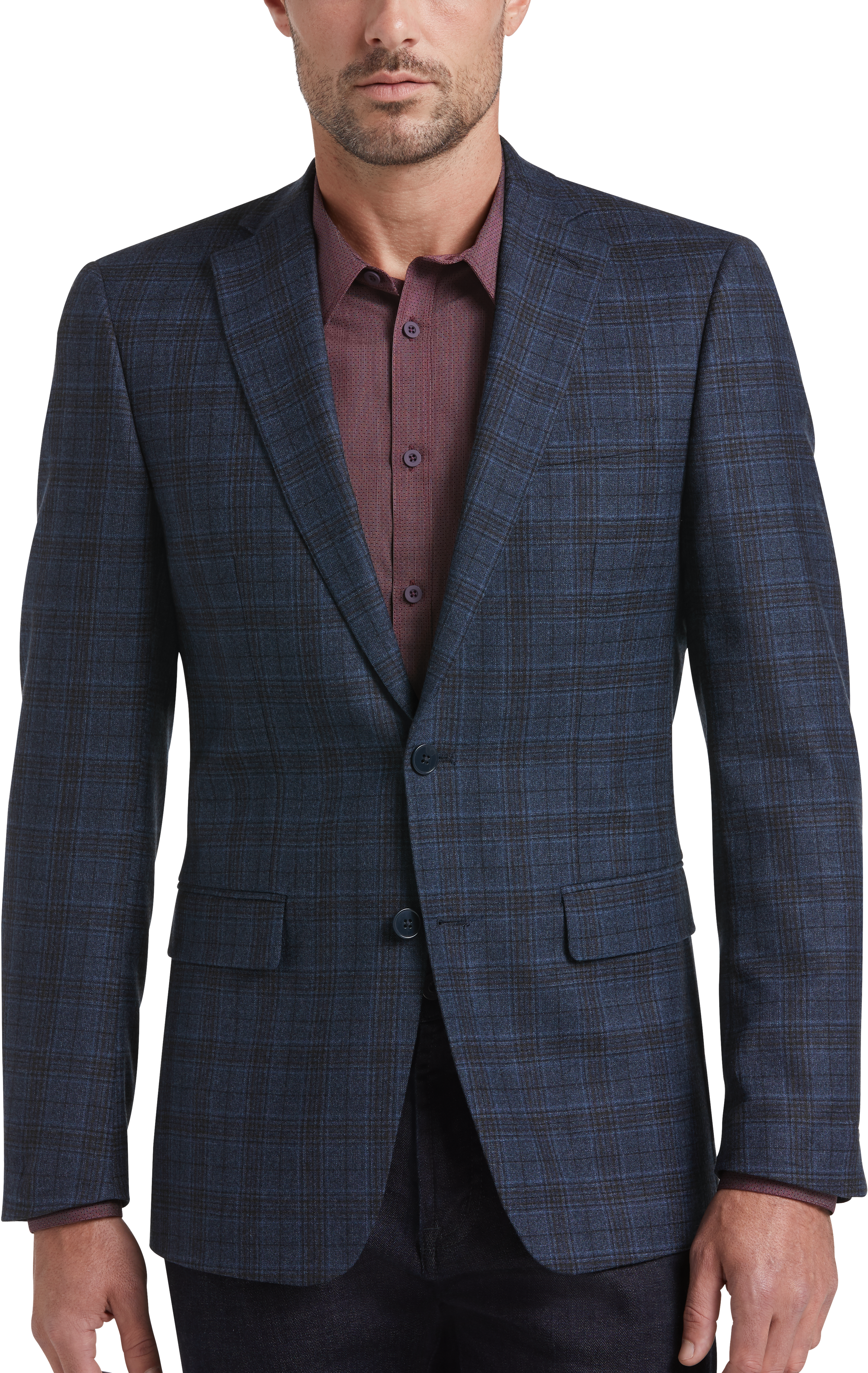 calvin klein slim fit sport coat