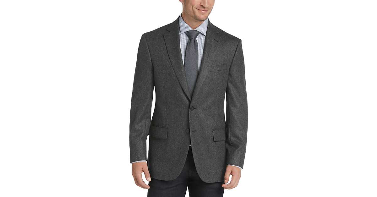 Joseph Abboud Limited Edition Charcoal Herringbone Modern Fit Sport