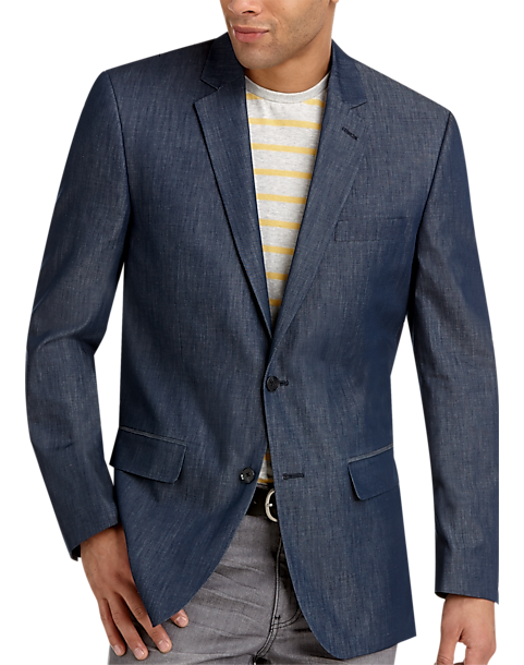 Jones New York Blue Modern Fit Sport Coat - Modern Fit | Men's Wearhouse