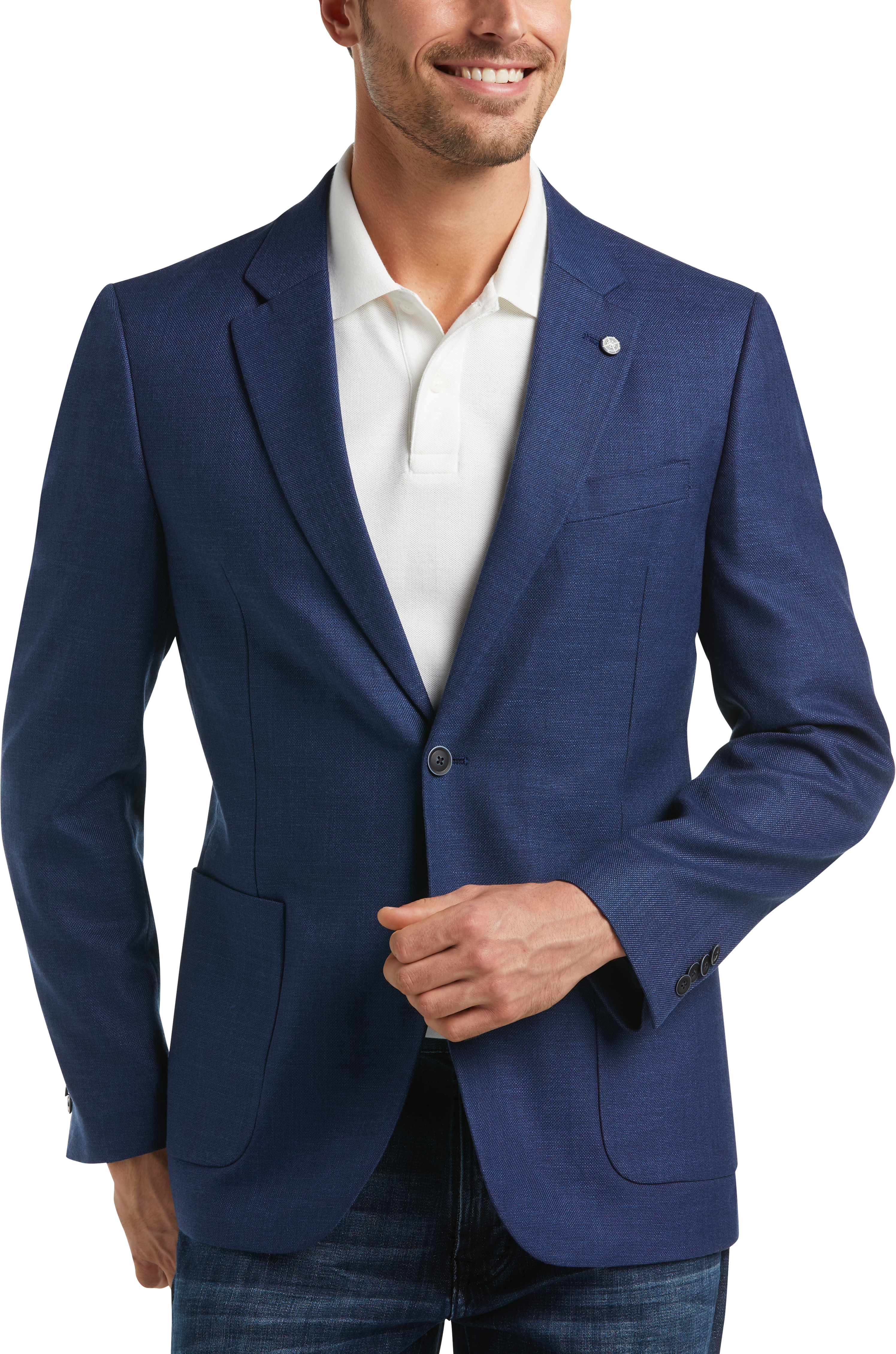 Nautica Navy Modern Fit Sport Coat Mens Sport Coats Mens Wearhouse