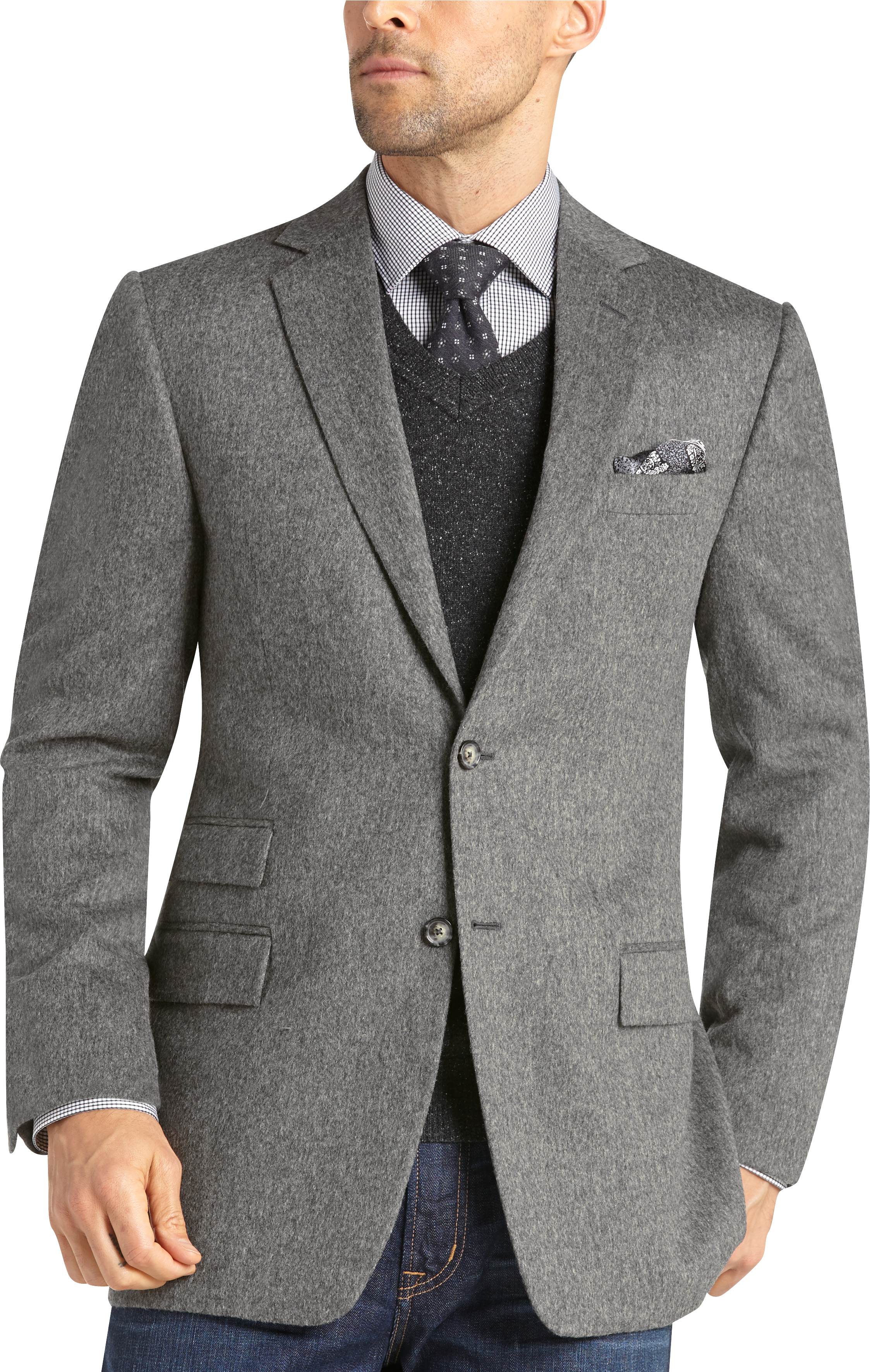Joseph Abboud Medium Gray Camel Hair Sport Coat Men S Men S