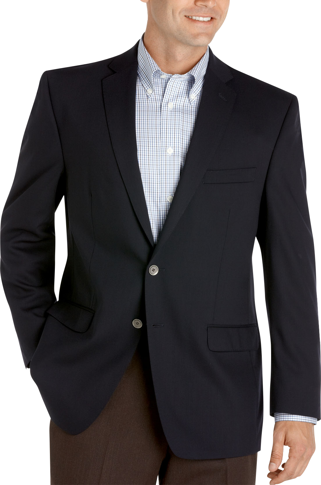 Calvin Klein Modern Fit Navy Blazer - Men's Blazers | Men's Wearhouse