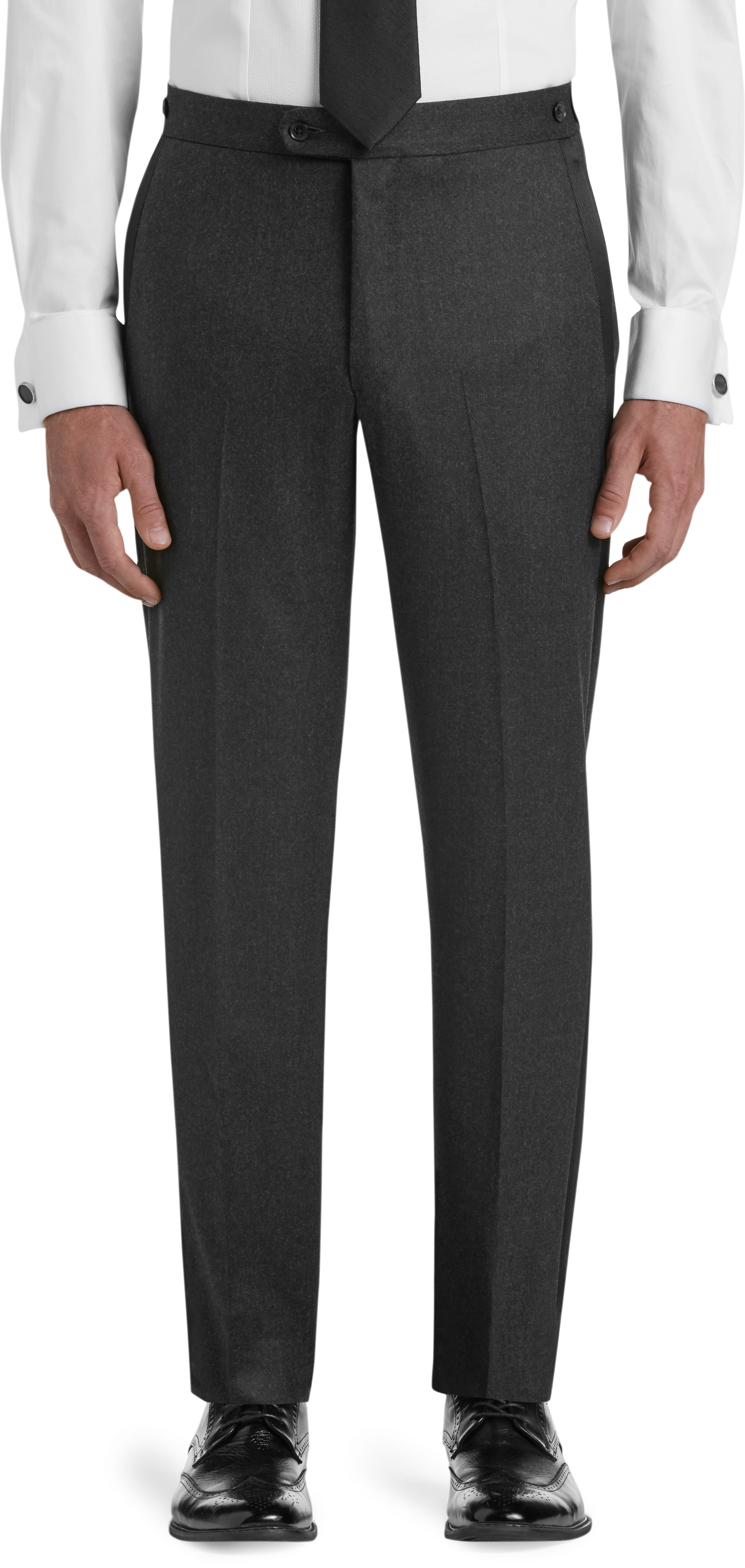 Joseph Abboud Collection Gray Modern Fit Formal Slacks - Men's Pants ...