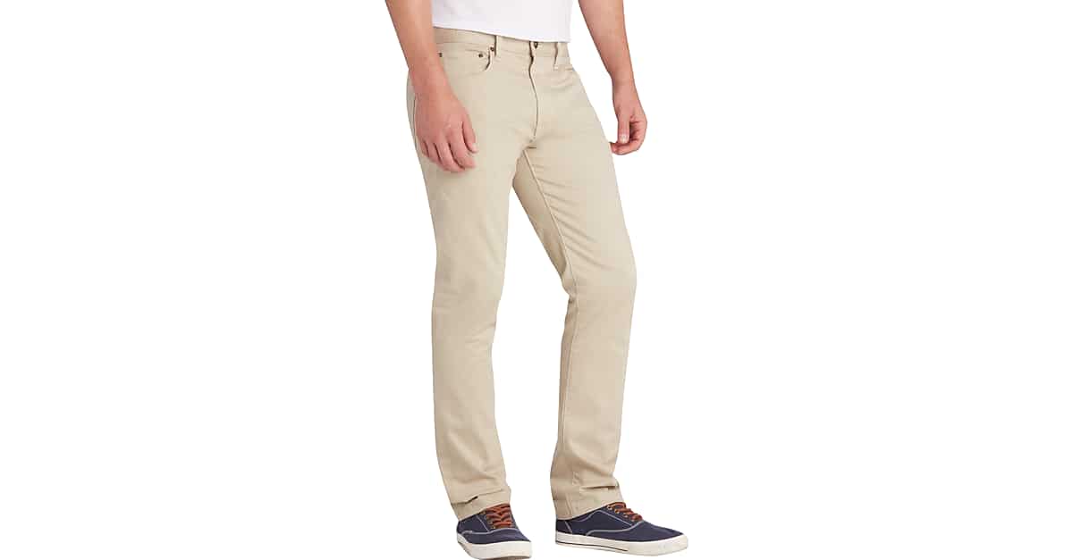Tan Classic Fit Pants Men S Casual Pants Joseph Abboud Men S