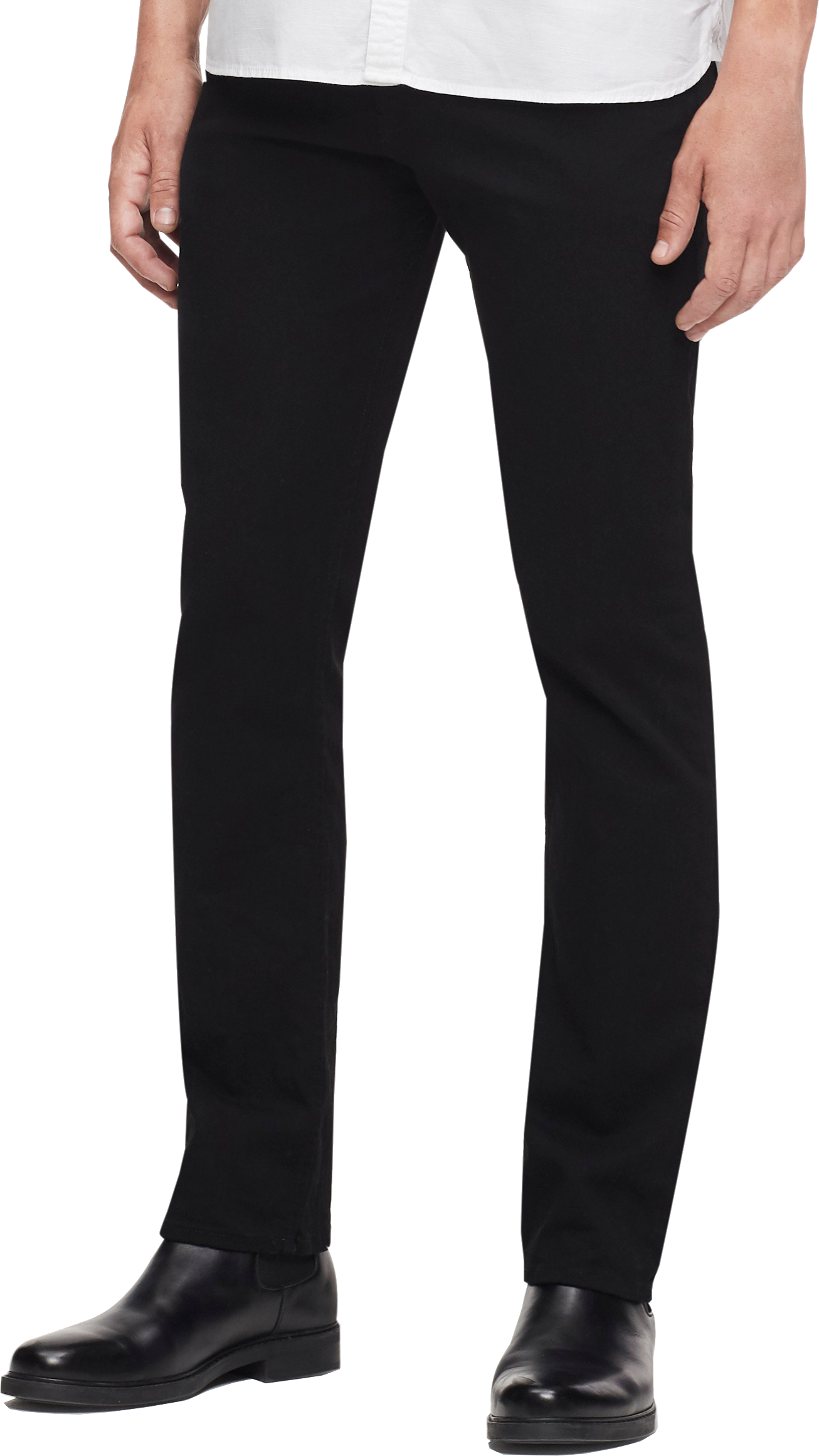 calvin klein straight fit stretch pants