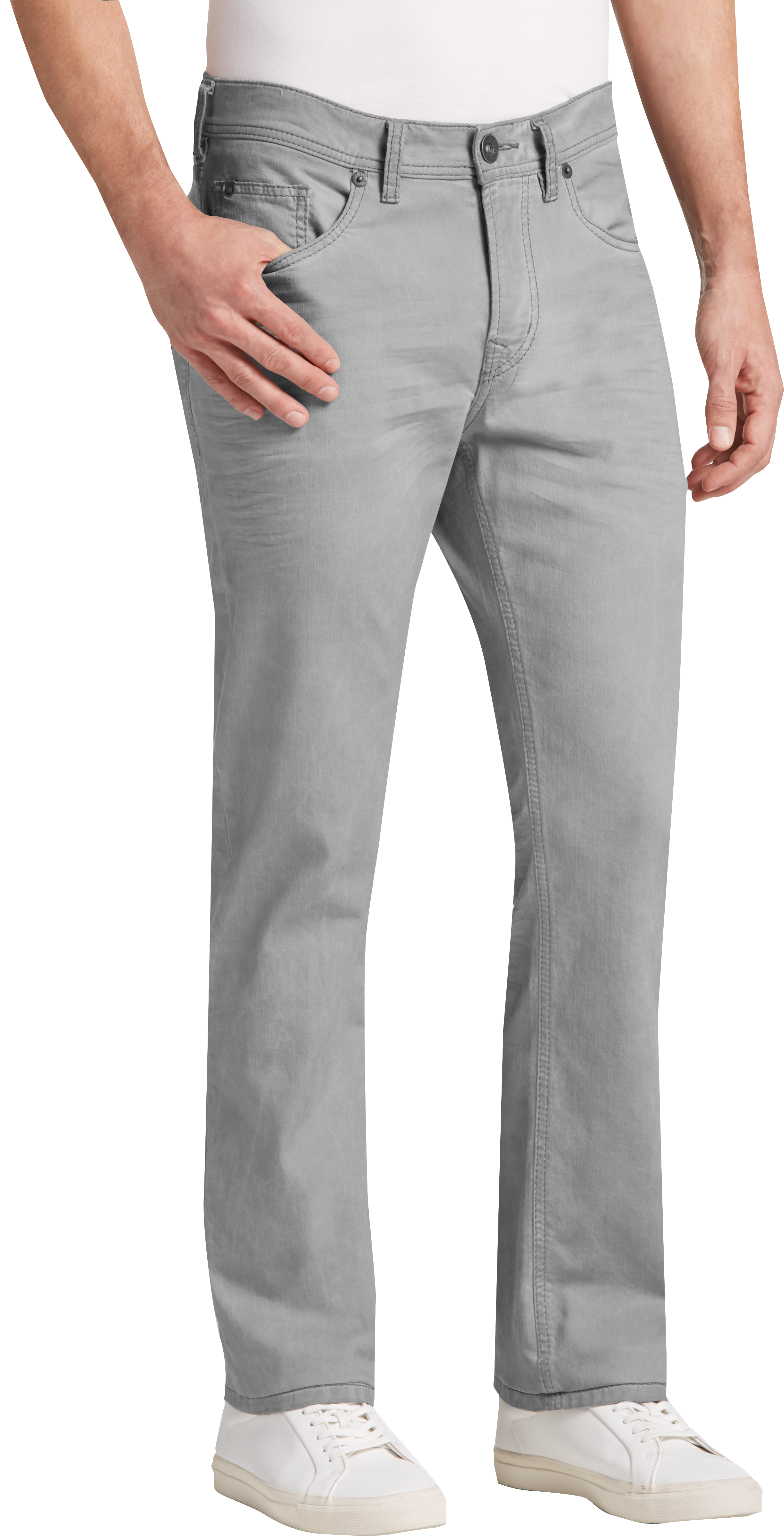 Silver Jeans Co. Gray Classic Fit Twill Pants - Men's Pants | Men's ...