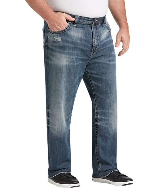 Big & Tall Silver Jeans Co. Grayson Medium Blue Wash Classic Fit Jeans ...