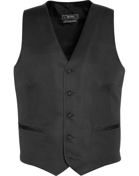 BLACK by Vera Wang Black Slim Fit Tuxedo Vest - Men's Suit Separate ...