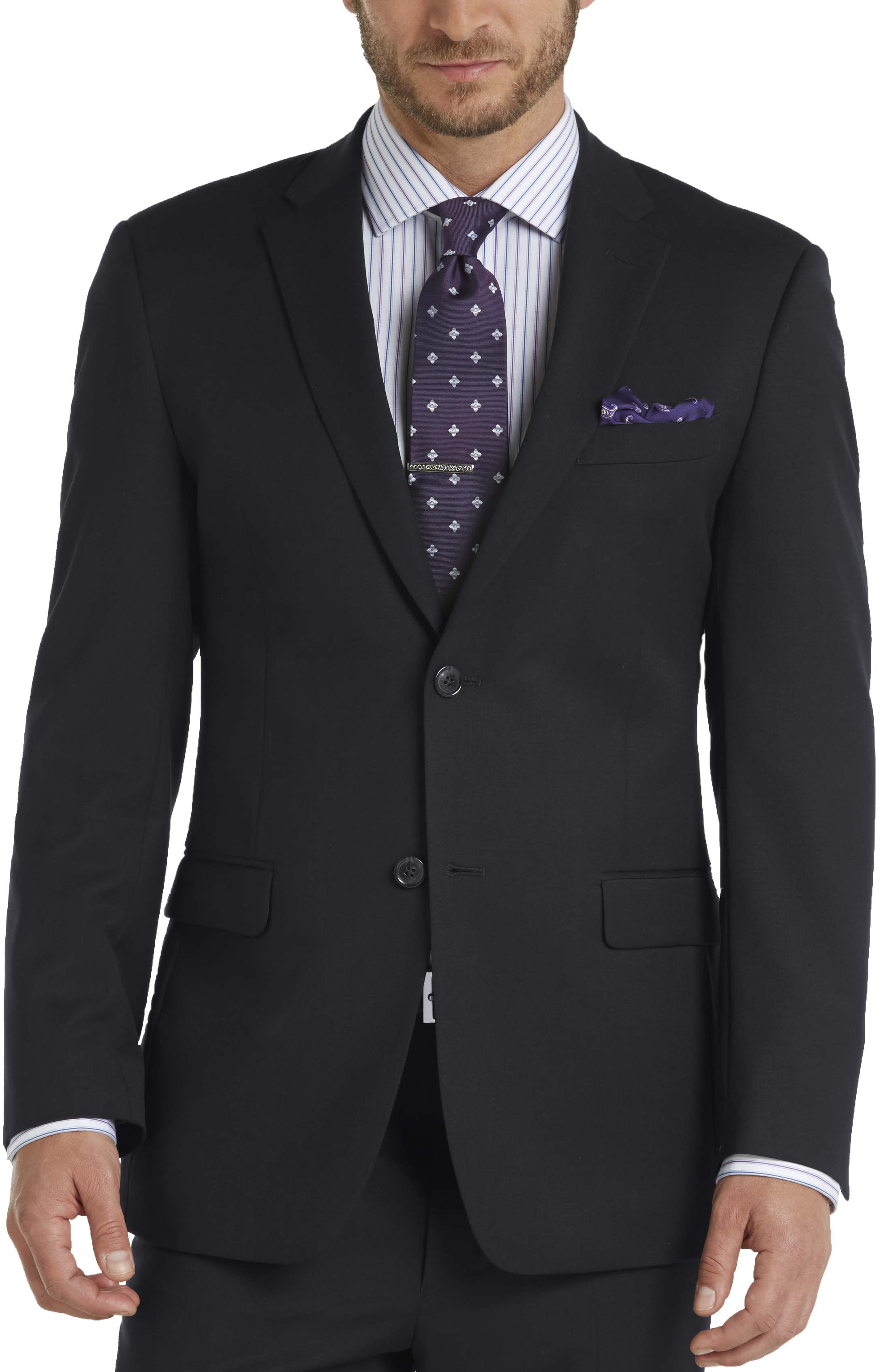 Tommy Hilfiger Navy Suit | Mens Wearhouse