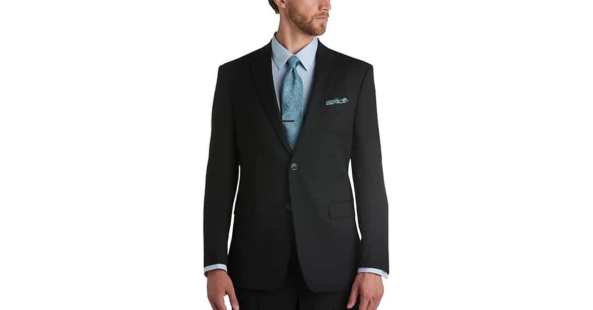 Tommy Hilfiger Black Extra Short Slim Fit Suit Men's Slim Fit Men's