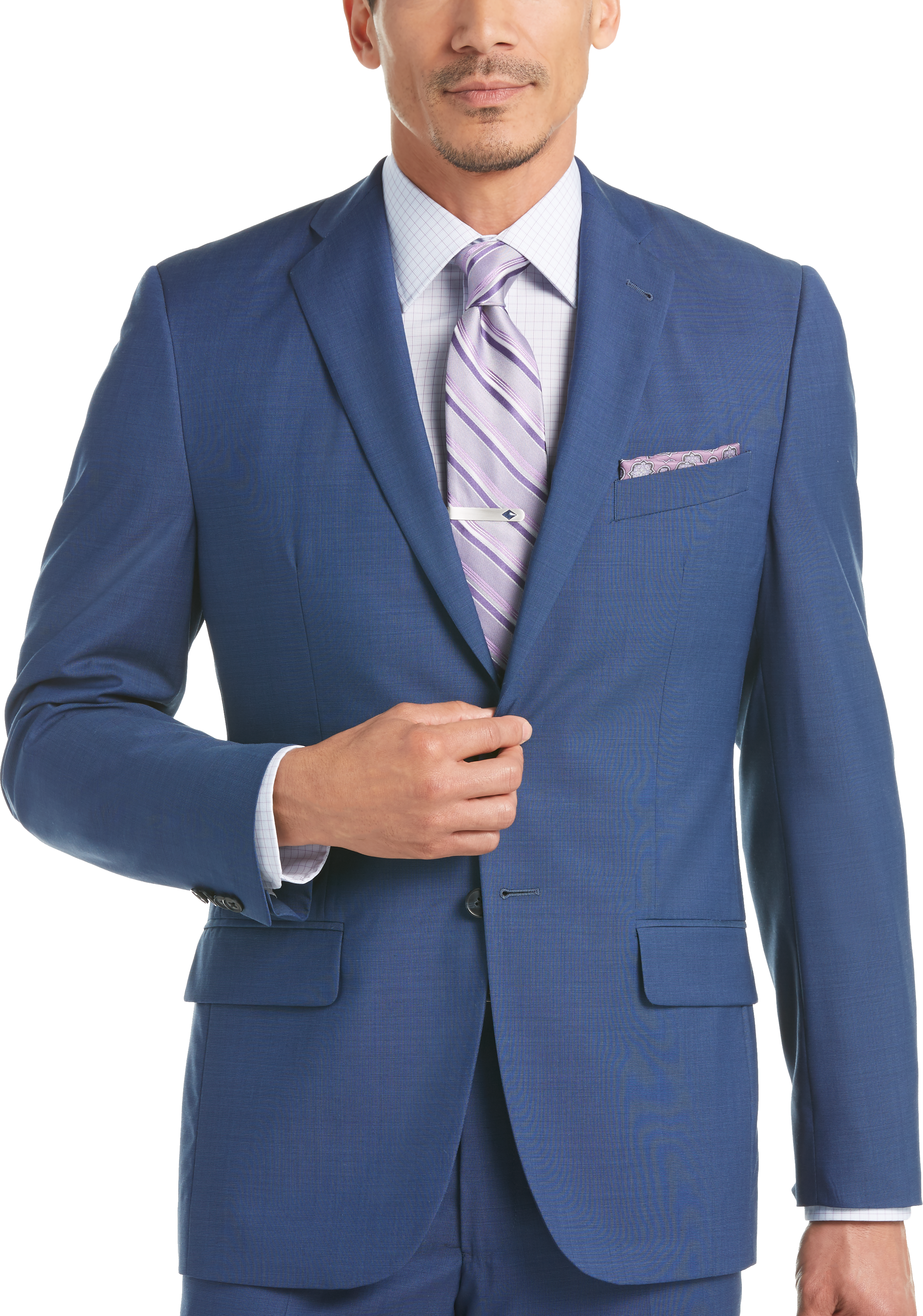Joseph Abboud Blue Slim Fit Suit - Men's Slim Fit | Men's Wearhouse