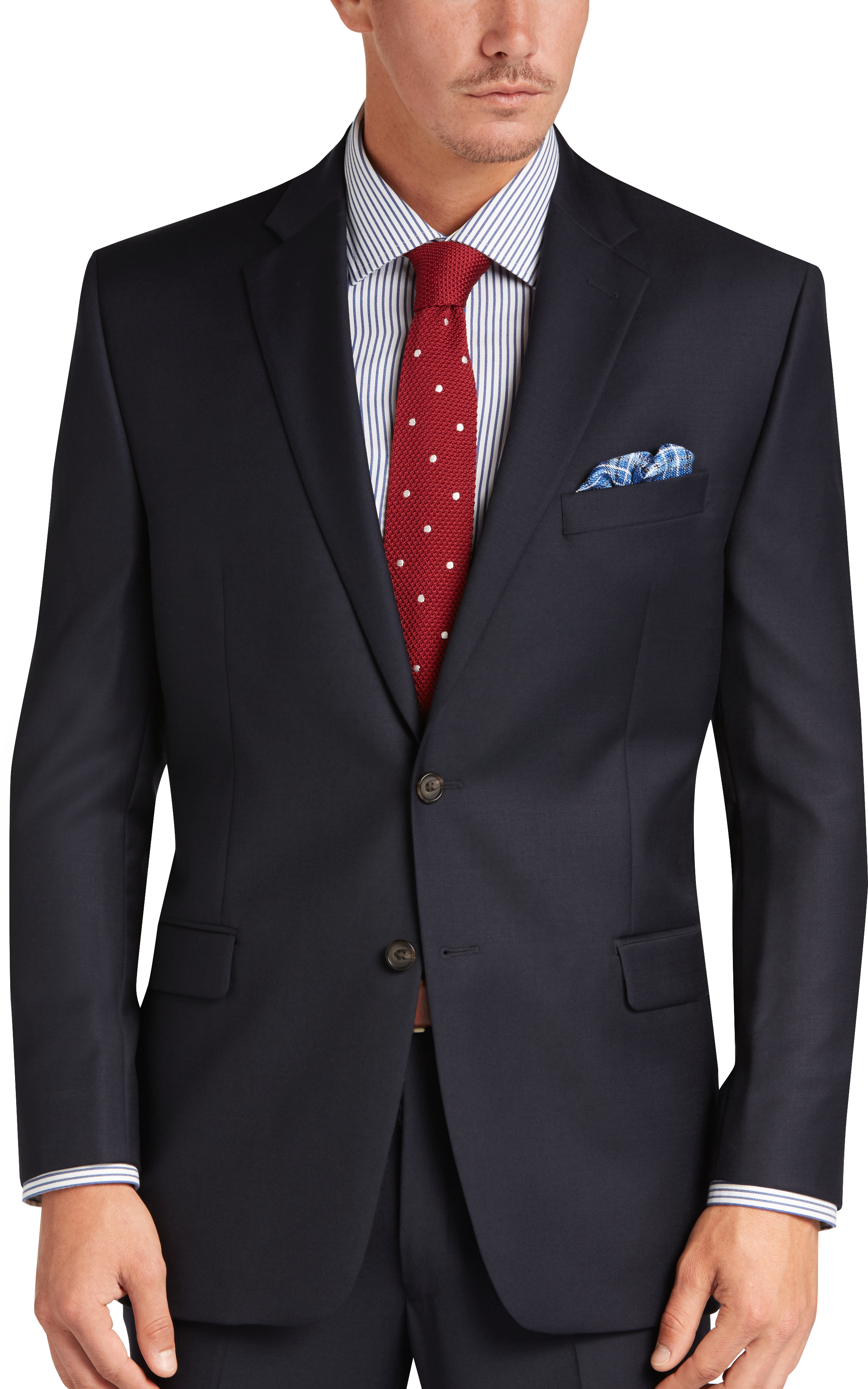 Lauren by Ralph Lauren Navy Classic Fit Suit - Men's Suits | Men's ...