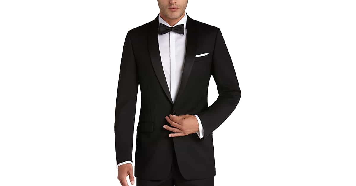 black tie formal suit