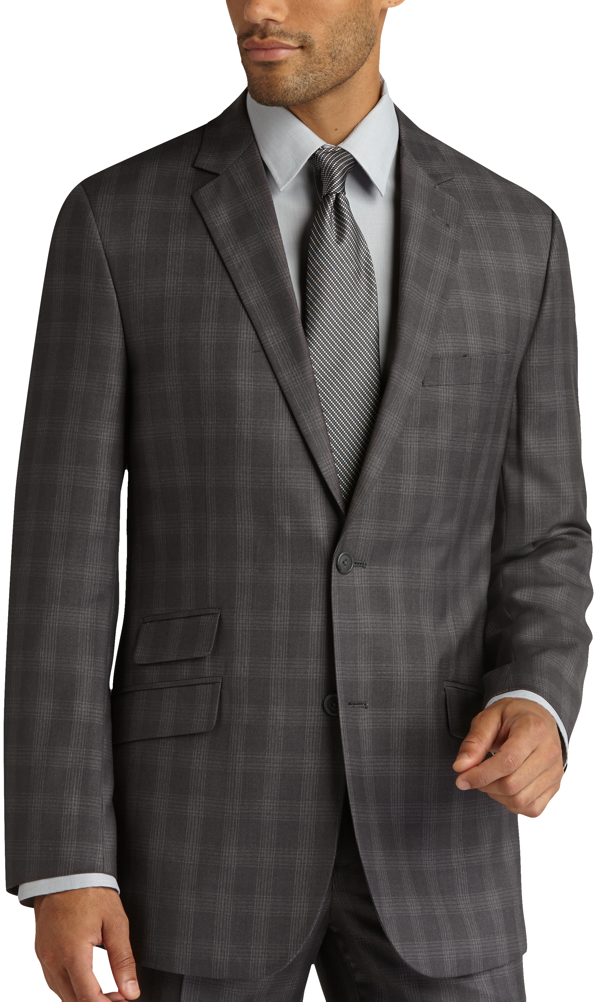 Wilke Rodriguez Black Modern Fit Suit - Modern Fit | Men's Wearhouse
