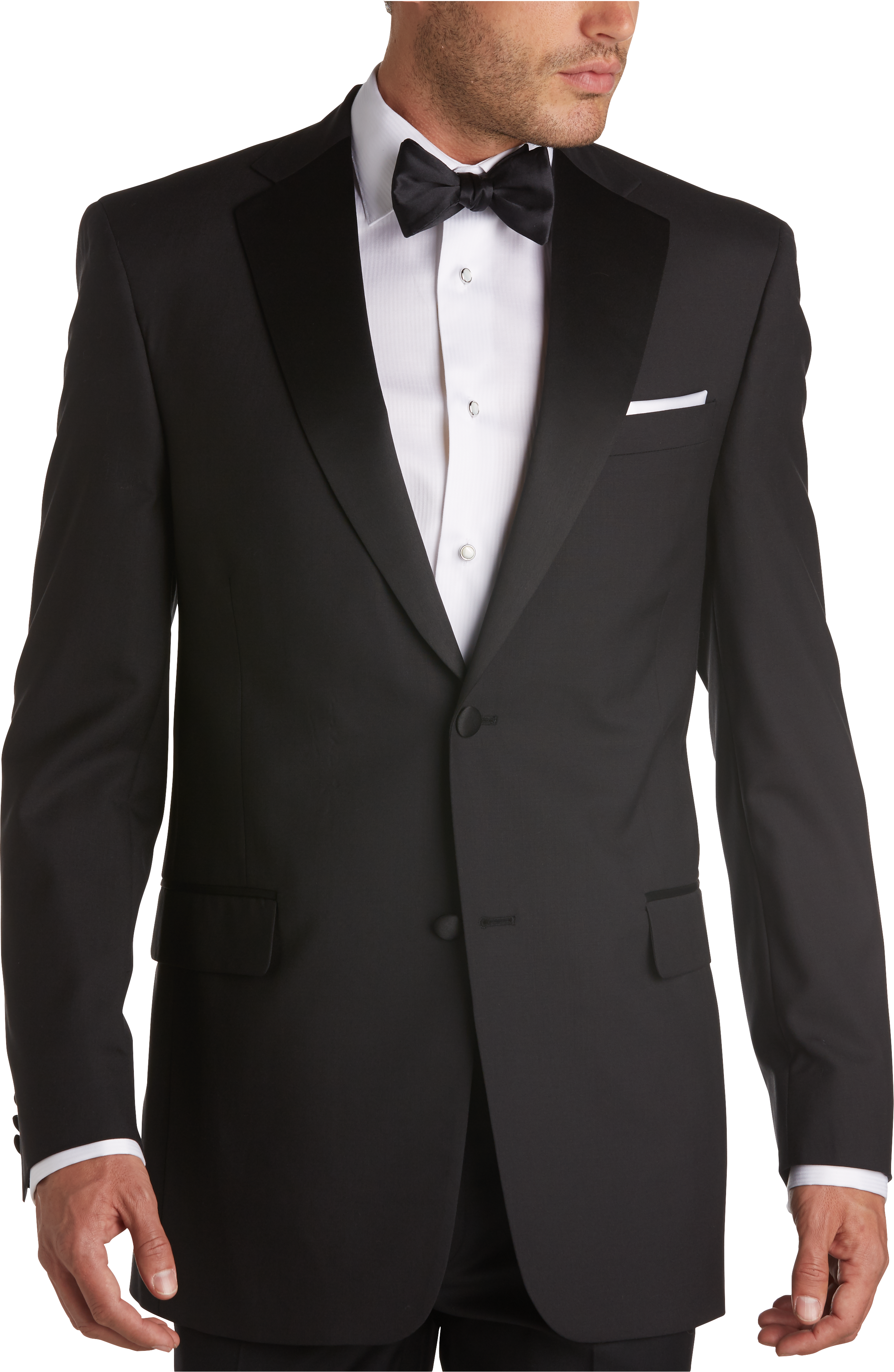 Austin Reed Black Modern Fit Suit Separates Tuxedo Coat - Men's Suits ...