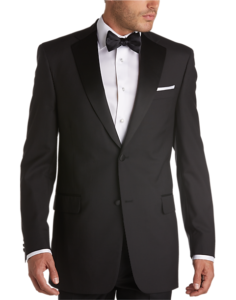 Austin Reed Black Modern Fit Suit Separates Tuxedo Coat - Men's Suits ...