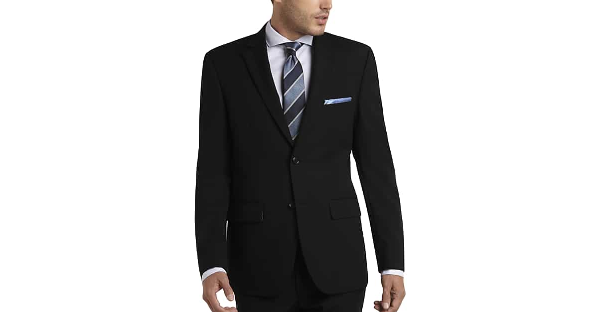 Pronto Uomo Black Modern Fit Suit Men's Modern Fit Men's Wearhouse