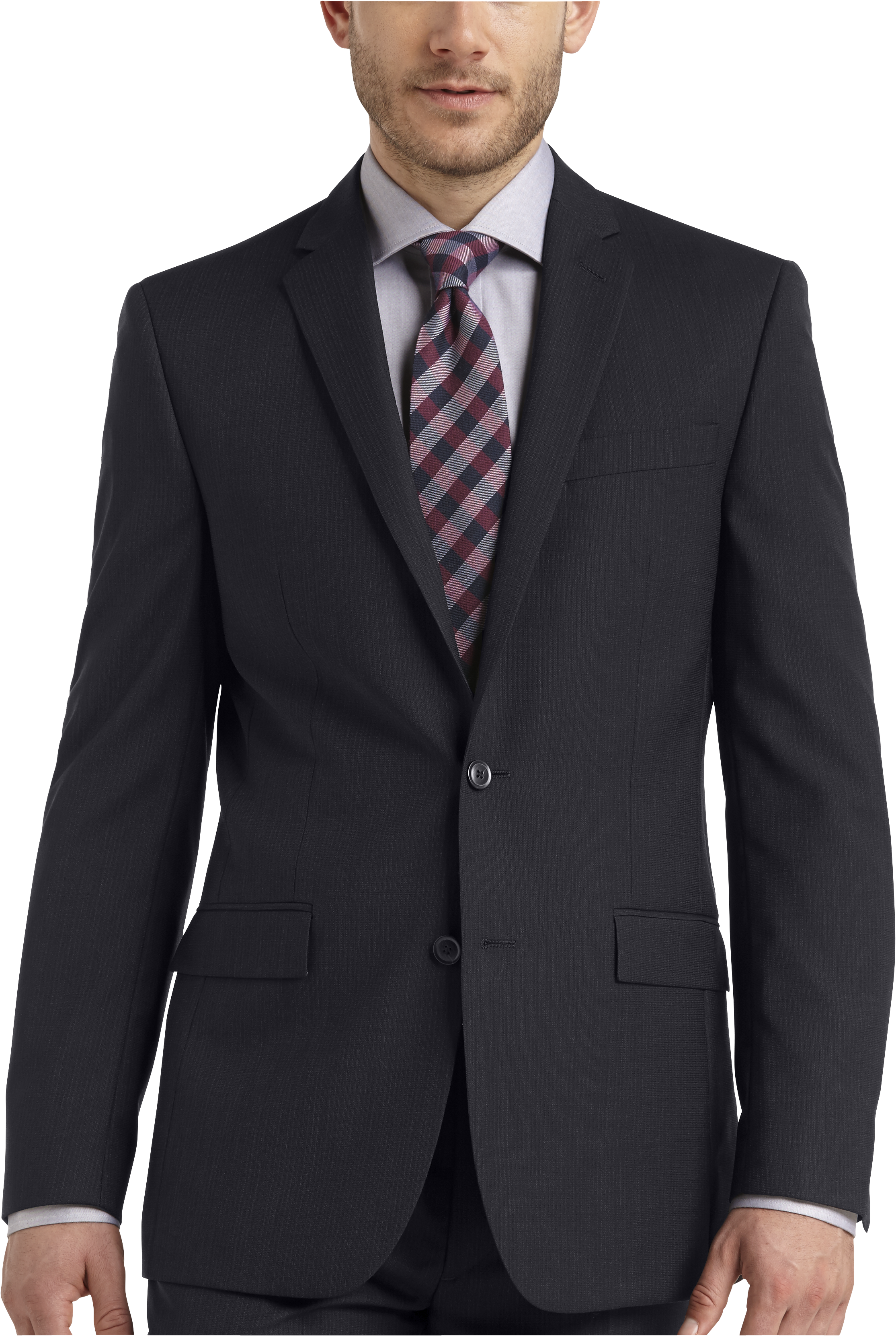 Egara Navy Stripe Slim Fit Suit - Men&#39;s Slim Fit | Men&#39;s Wearhouse