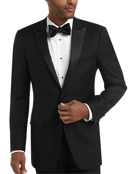 Tallia Black Slim Fit Tuxedo - Tuxedos | Men's Wearhouse