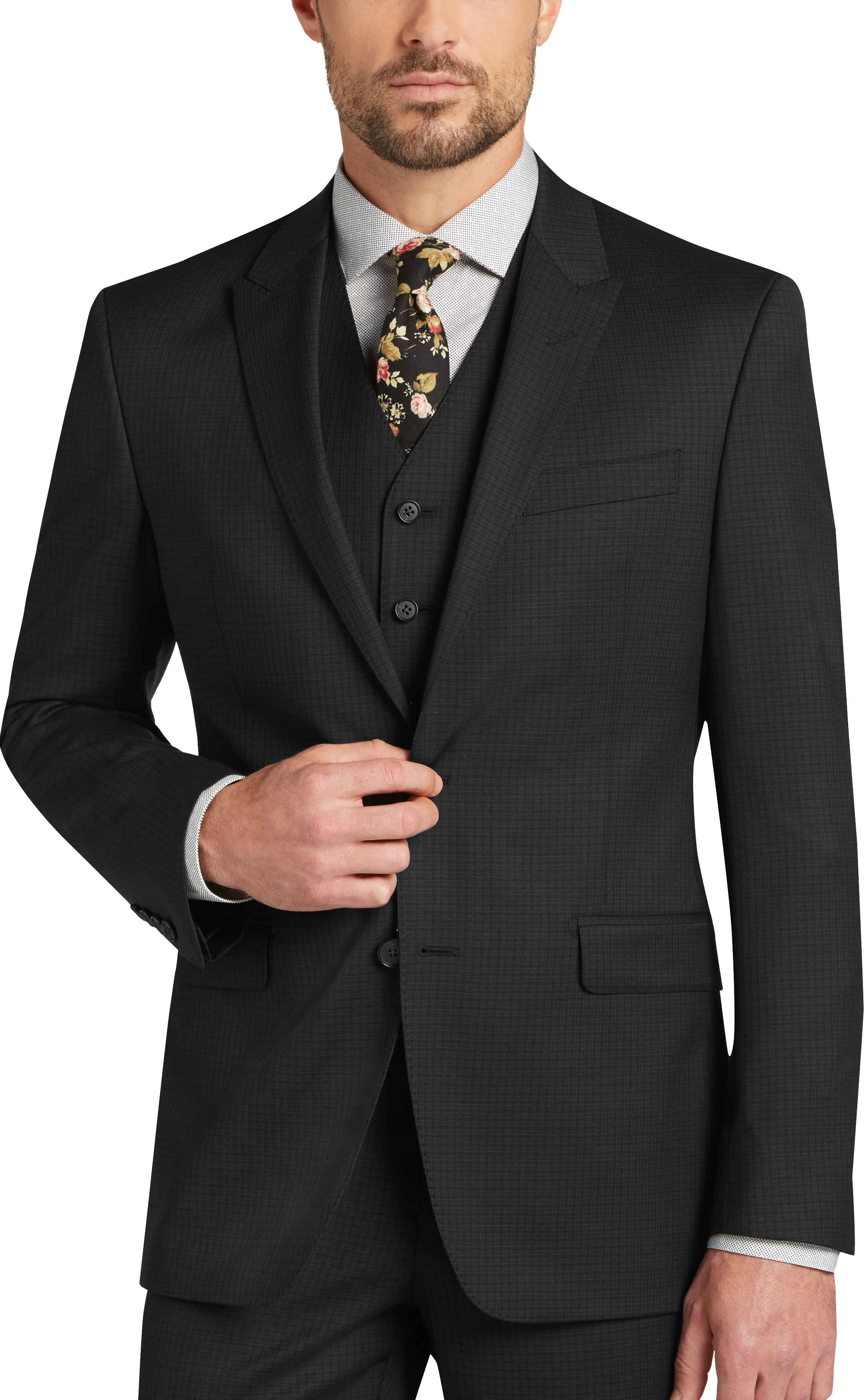 Men's 3 Piece Vested Suits, Suits with Vests | Men's Wearhouse