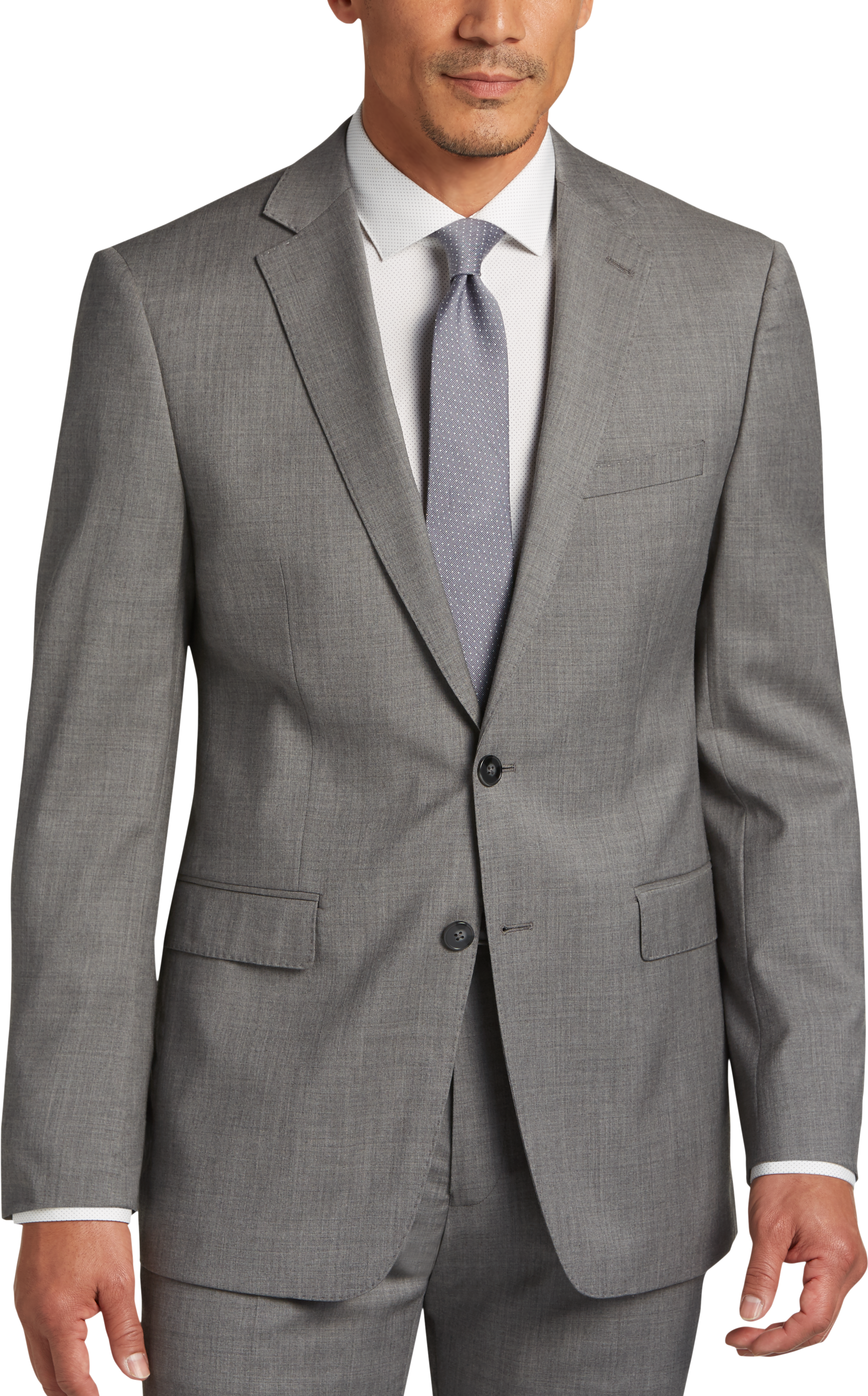 Calvin Klein Gray Extreme Slim Fit Suit - Men's Slim Fit | Men's Wearhouse