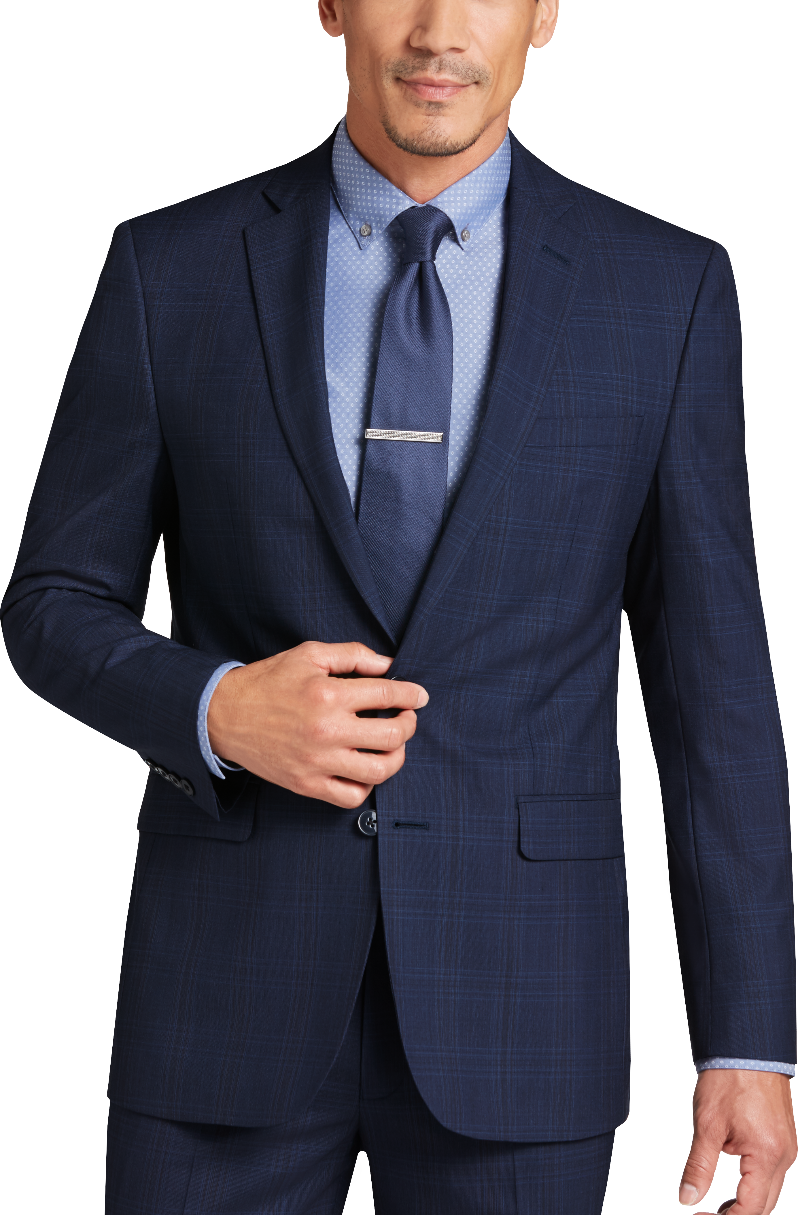 calvin klein slim fit suit