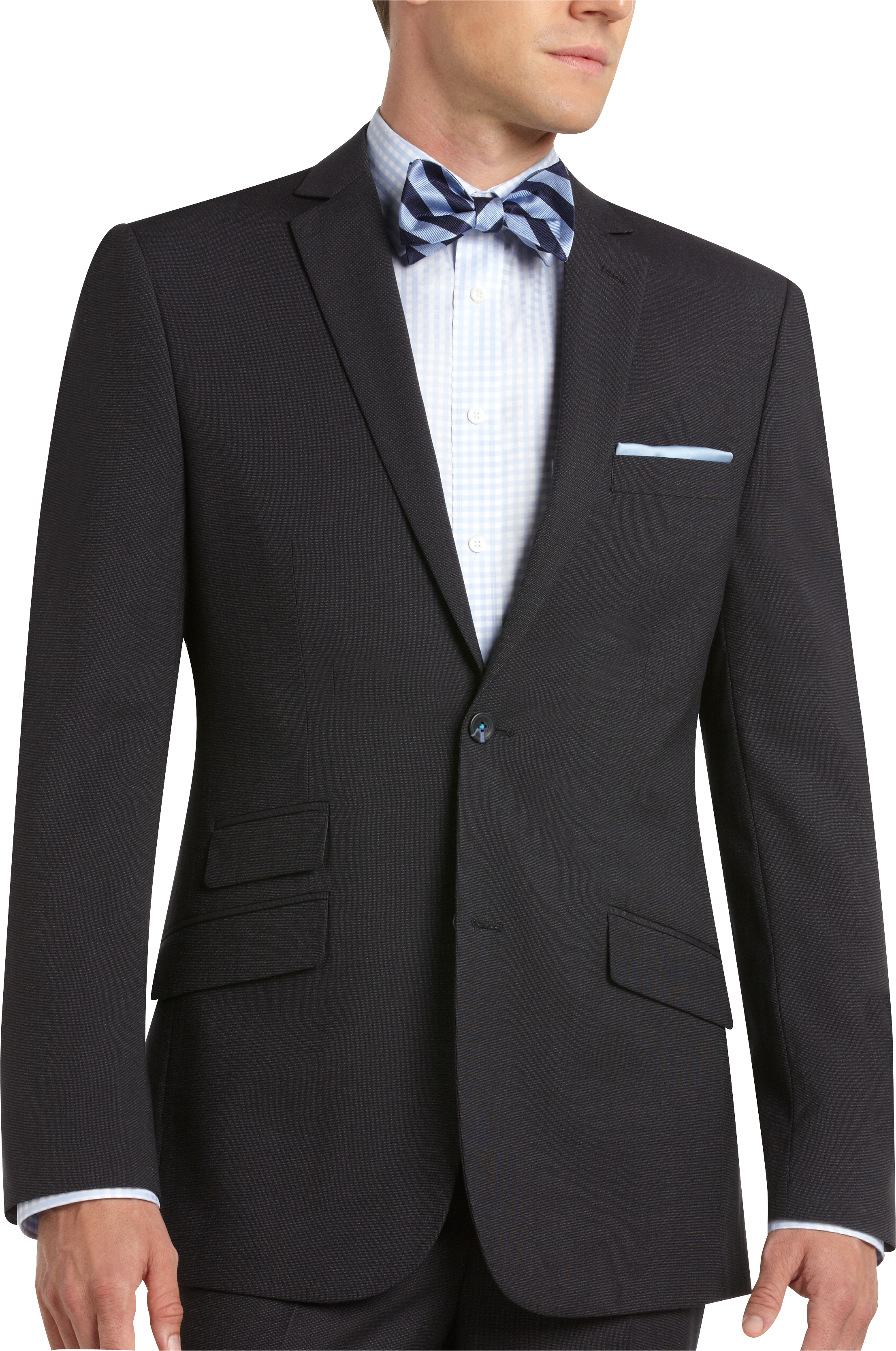 Marc Ecko Blue Tic Slim Fit Suit - Men's Suits | Men's Wearhouse