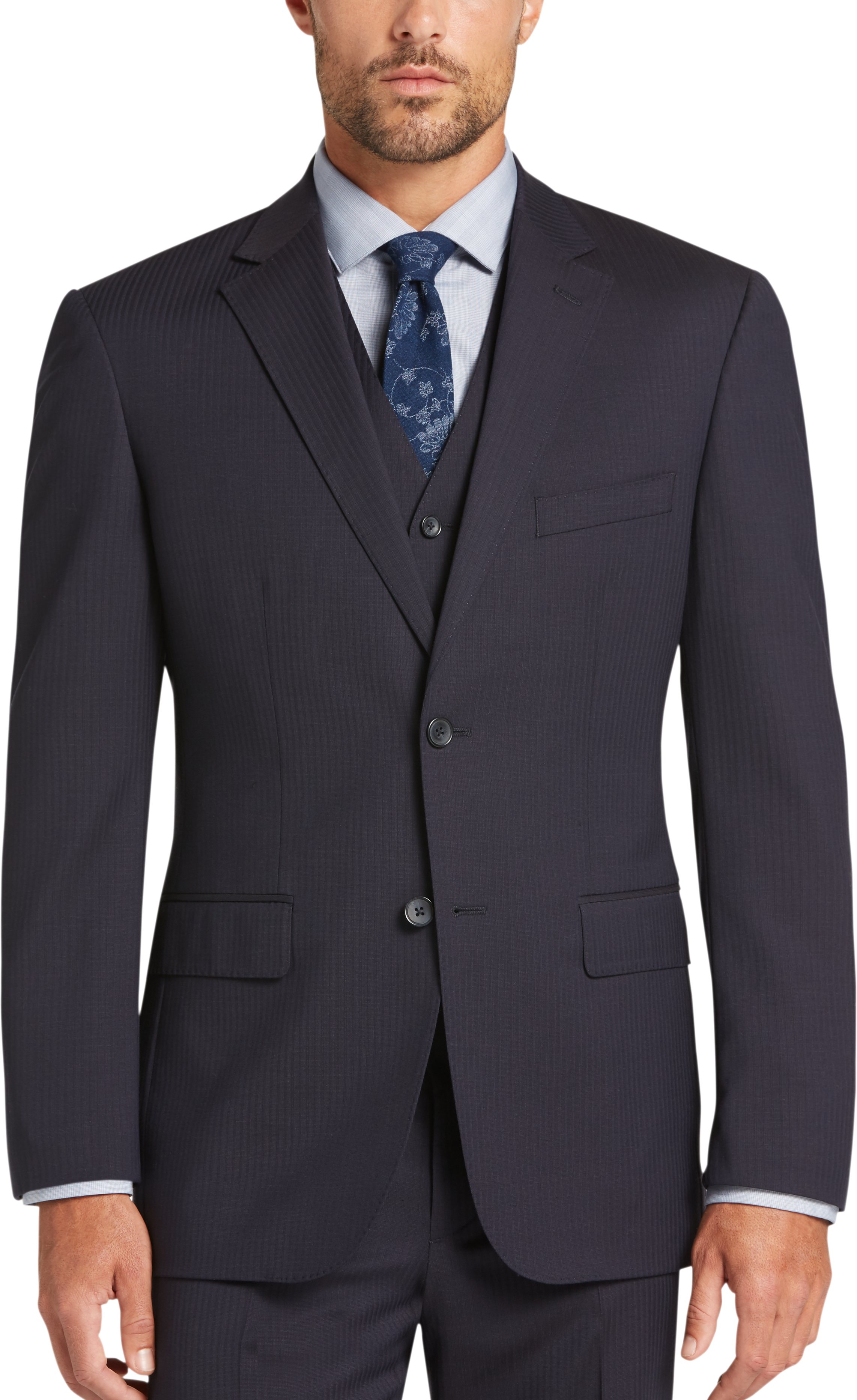 Awearness Kenneth Cole Men's Slim-Fit Vested Suit