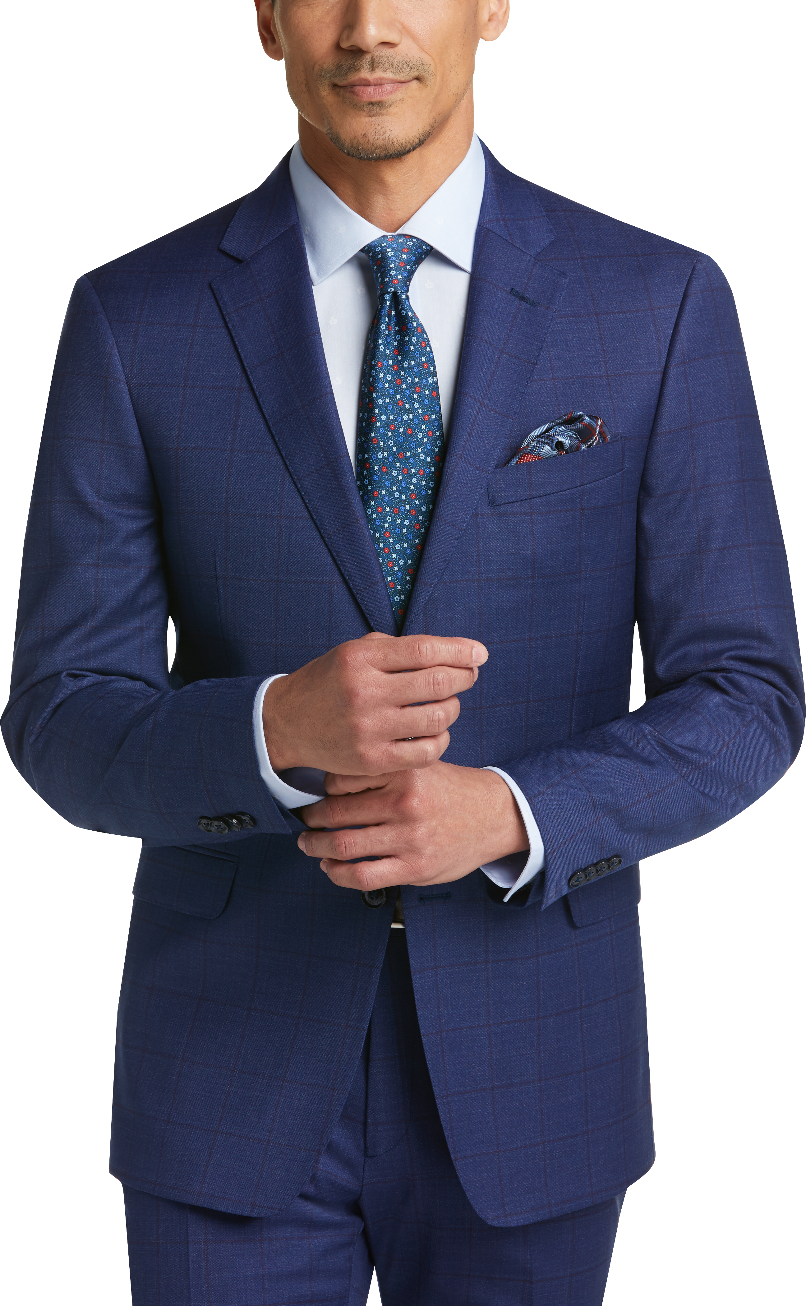 tommy hilfiger blue suit