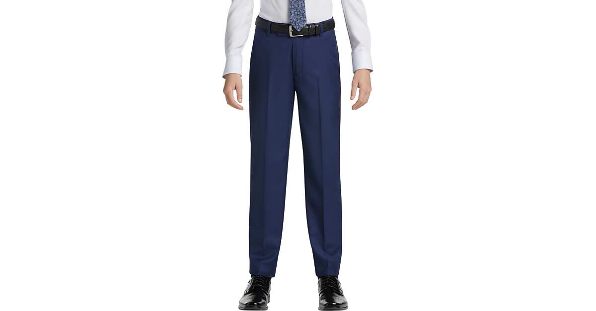 boys black slacks