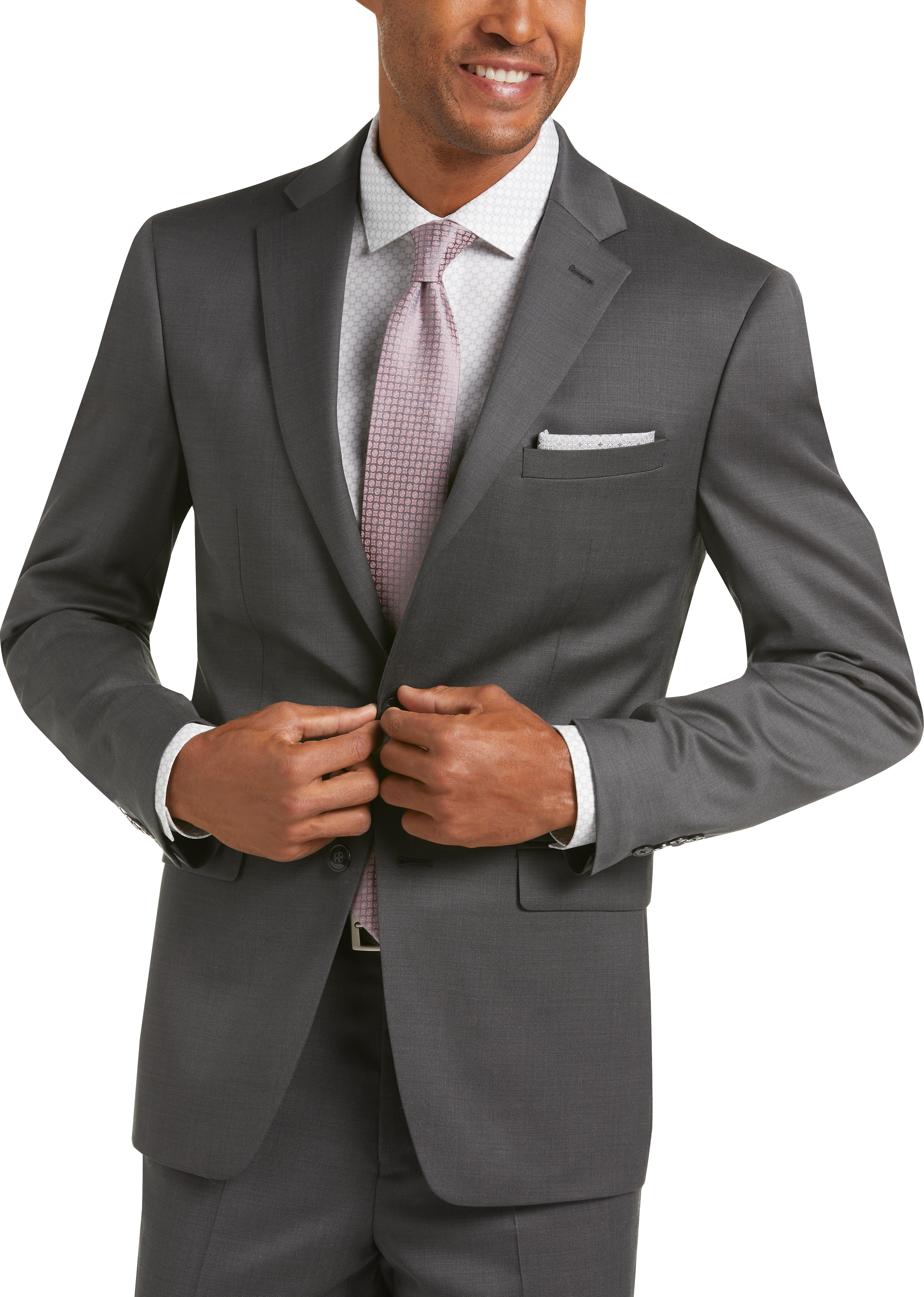 calvin klein grey suit pants