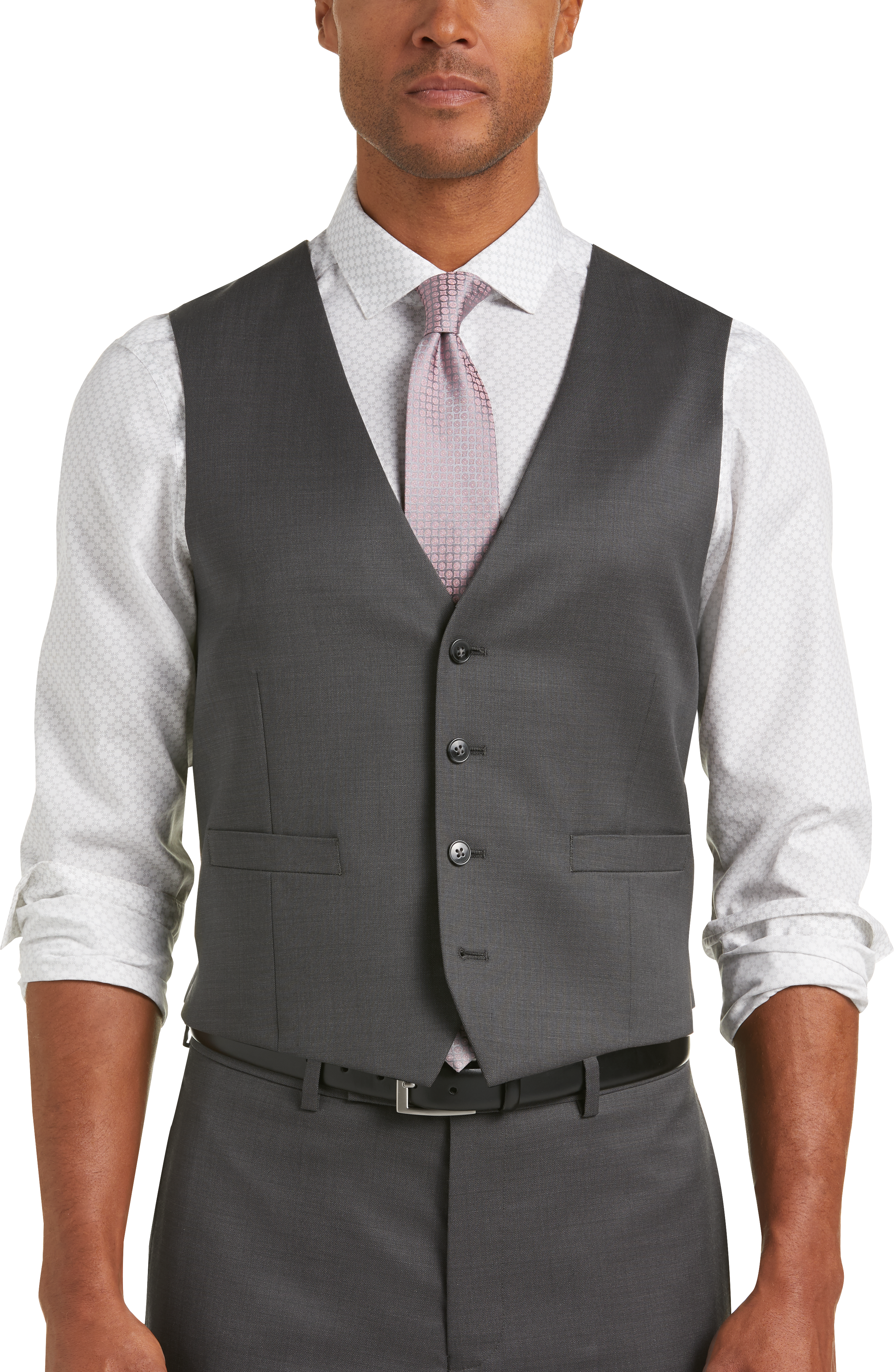 calvin klein vest suit
